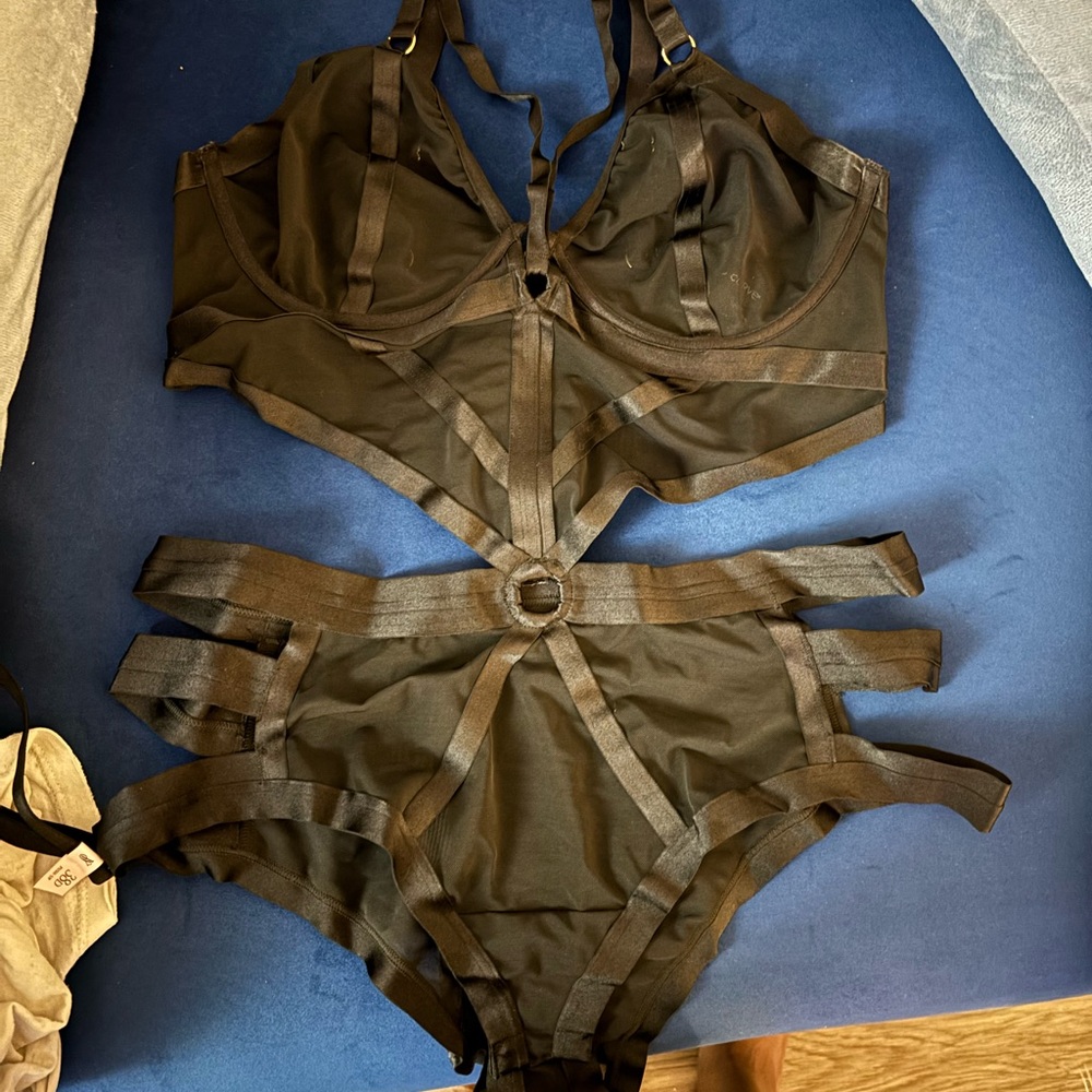 Torrid Black Strappy Lingerie